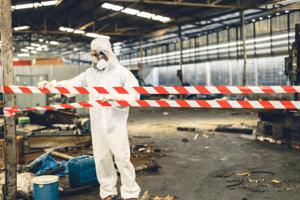Professional Trauma Scene Cleanup technician working in Brussels, WI